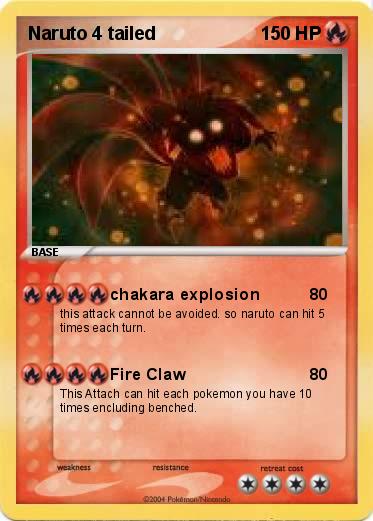 Pokemon Naruto 4 tailed