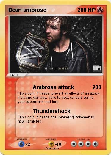 Pokemon Dean ambrose