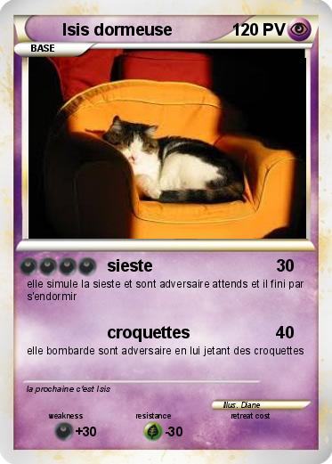 Pokemon Isis dormeuse