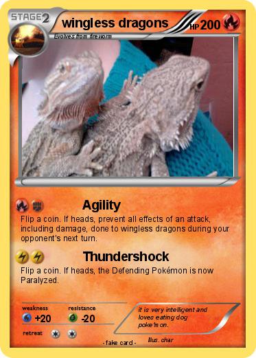 Pokemon wingless dragons