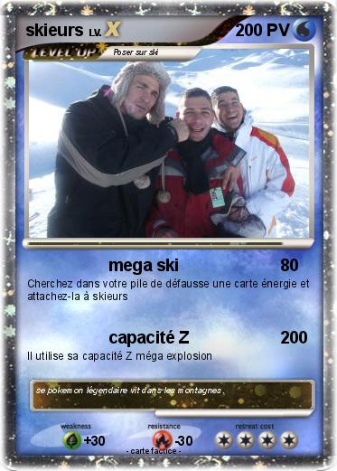 Pokemon skieurs