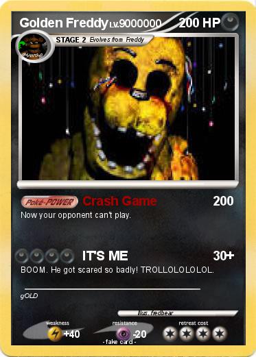 Pokemon Golden Freddy
