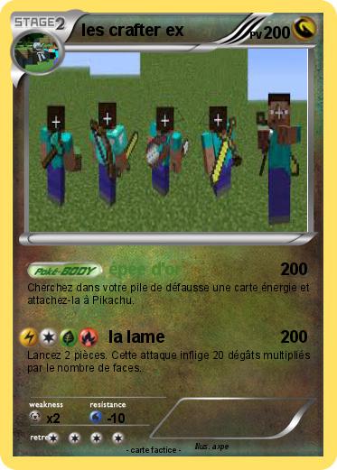 Pokemon les crafter ex