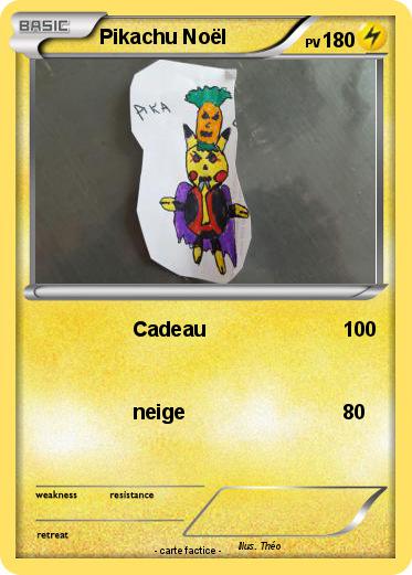 Pokemon Pikachu Noël