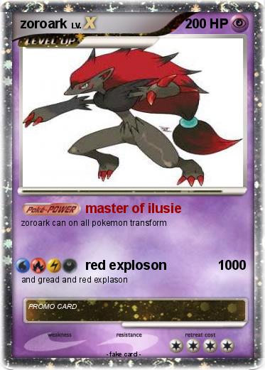 Pokemon zoroark