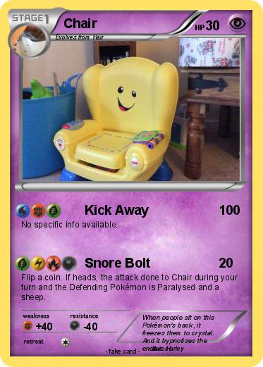 Pokemon Chair