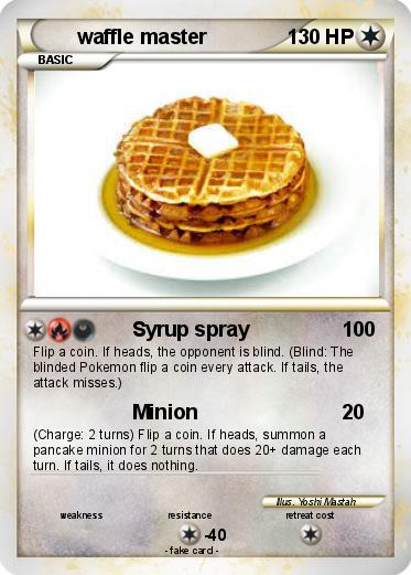 Pokemon waffle master