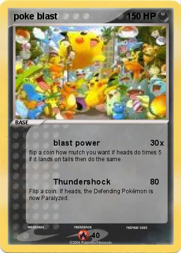 Pokemon poke blast
