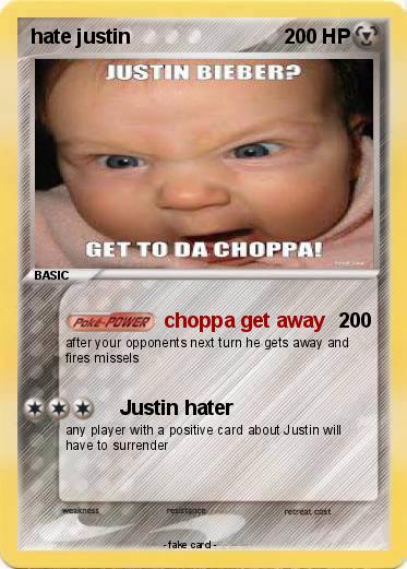 Pokemon hate justin