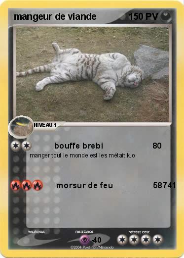 Pokemon mangeur de viande
