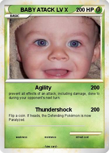 Pokemon BABY ATACK LV X