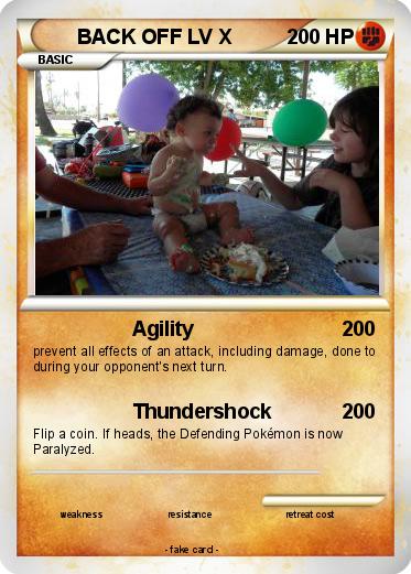 Pokemon BACK OFF LV X