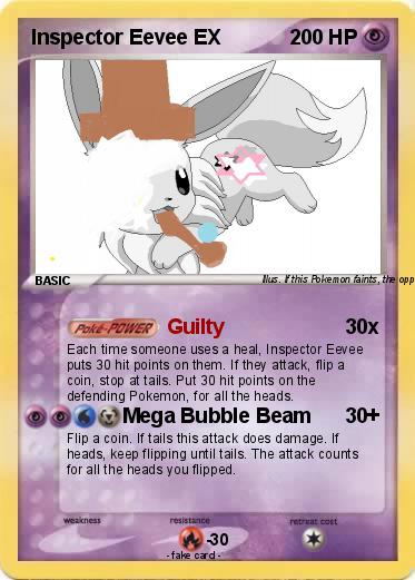 Pokemon Inspector Eevee EX