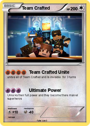 Pokemon Team Crafted