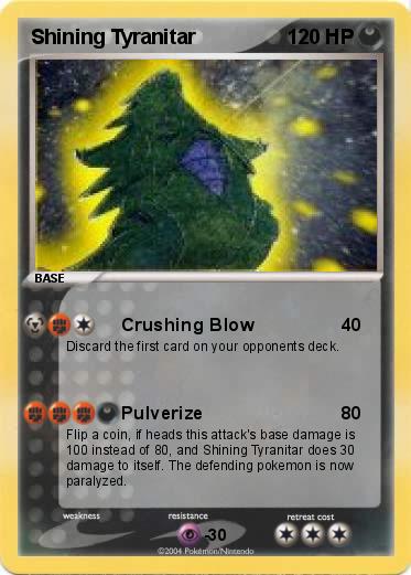 Pokemon Shining Tyranitar