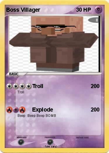 Pokemon Boss Villager