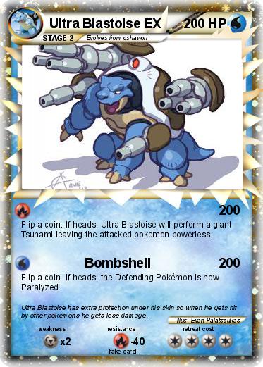 Pokemon Ultra Blastoise EX