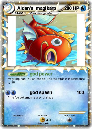 Pokemon Aidan's  magikarp