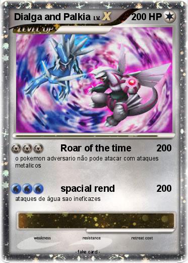 Pokemon Dialga and Palkia