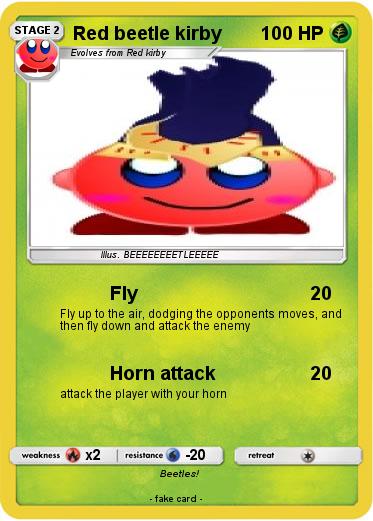 Pokemon Red beetle kirby