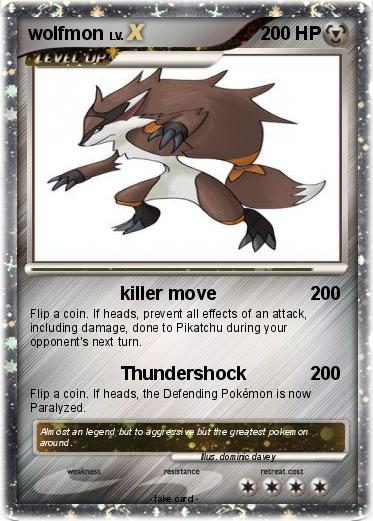 Pokemon wolfmon