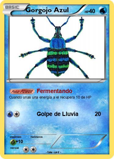 Pokemon Gorgojo Azul