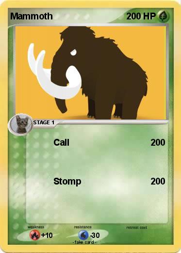 Pokemon Mammoth