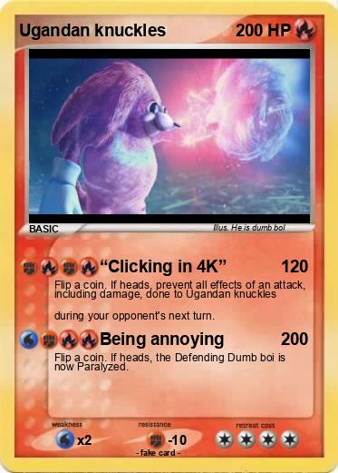 Pokemon Ugandan knuckles