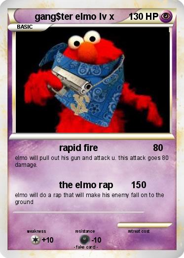 Pokemon gang$ter elmo lv x