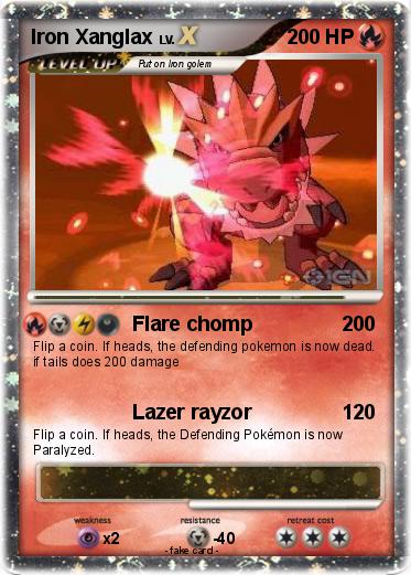 Pokemon Iron Xanglax