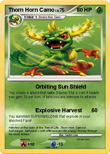 Pokemon Thorn Horn Camo