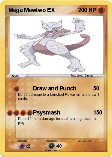 Pokemon Mega Mewtwo EX