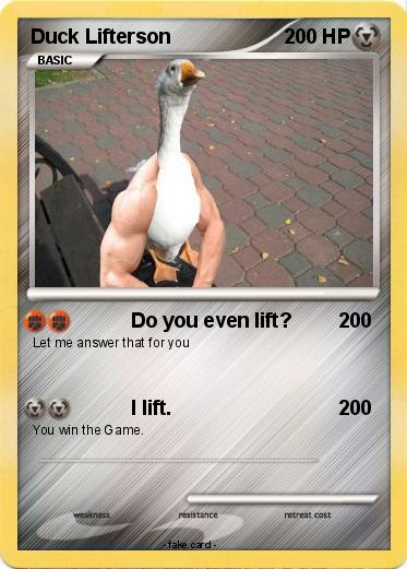 Pokemon Duck Lifterson