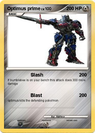 Pokemon Optimus prime