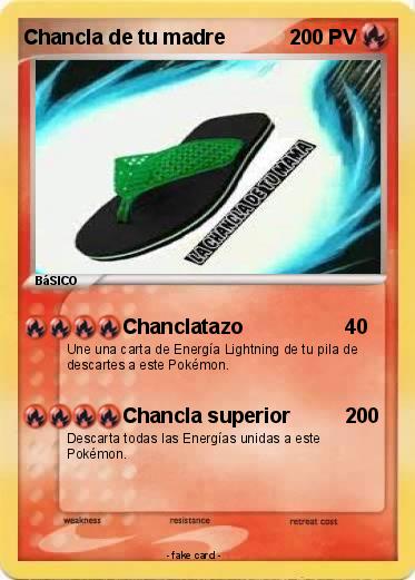 Pokemon Chancla de tu madre