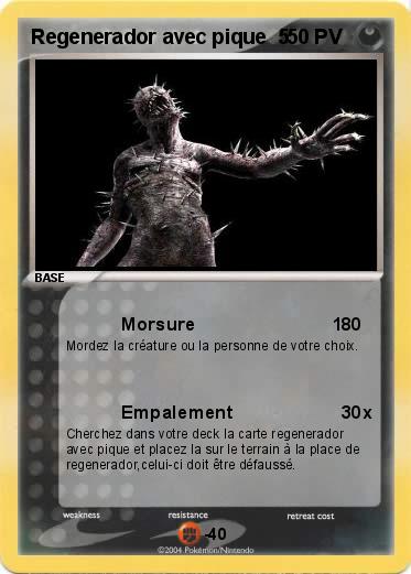 Pokemon Regenerador avec pique  5                           