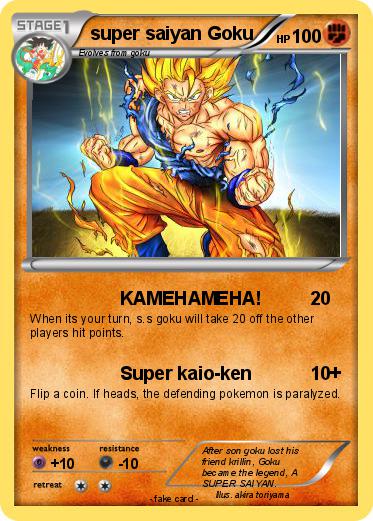 Pokemon super saiyan Goku