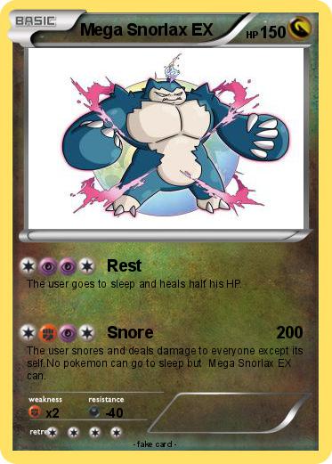 Pokemon Mega Snorlax EX