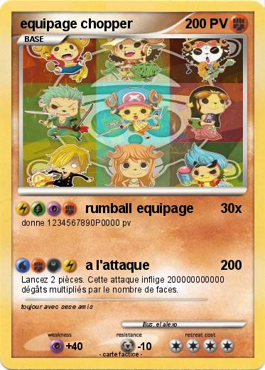 Pokemon equipage chopper