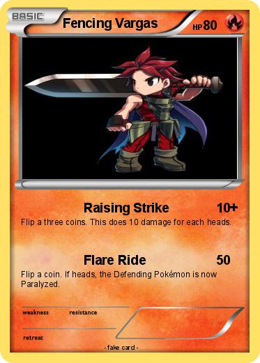 Pokemon Fencing Vargas