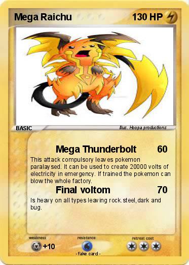 Pokemon Mega Raichu