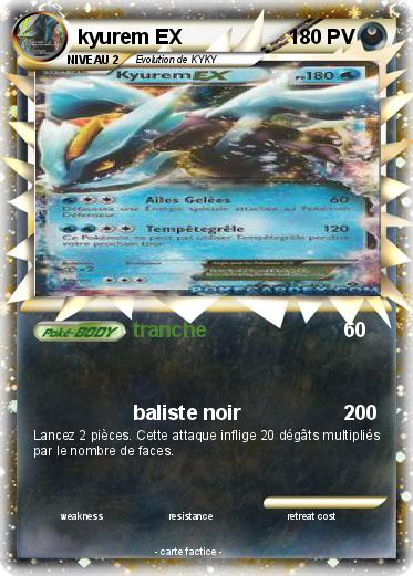 Pokemon kyurem EX