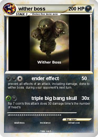 Pokemon wither boss