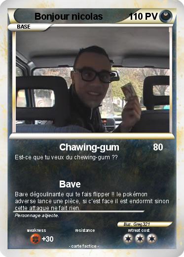 Pokemon Bonjour nicolas