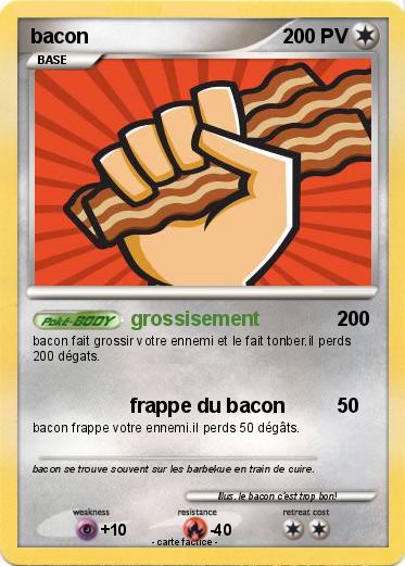 Pokemon bacon