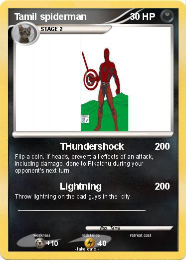 Pokemon Tamil spiderman