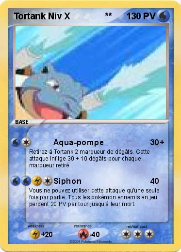Pokemon Tortank Niv X              **