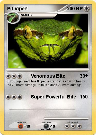 Pokemon Pit Viper!