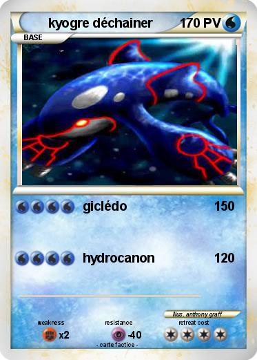 Pokemon kyogre déchainer
