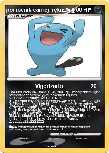 Pokemon zmora  carnej ręki
